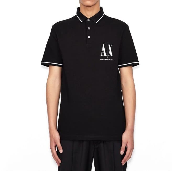 POLO ARMANI EXCHANGE NOIR