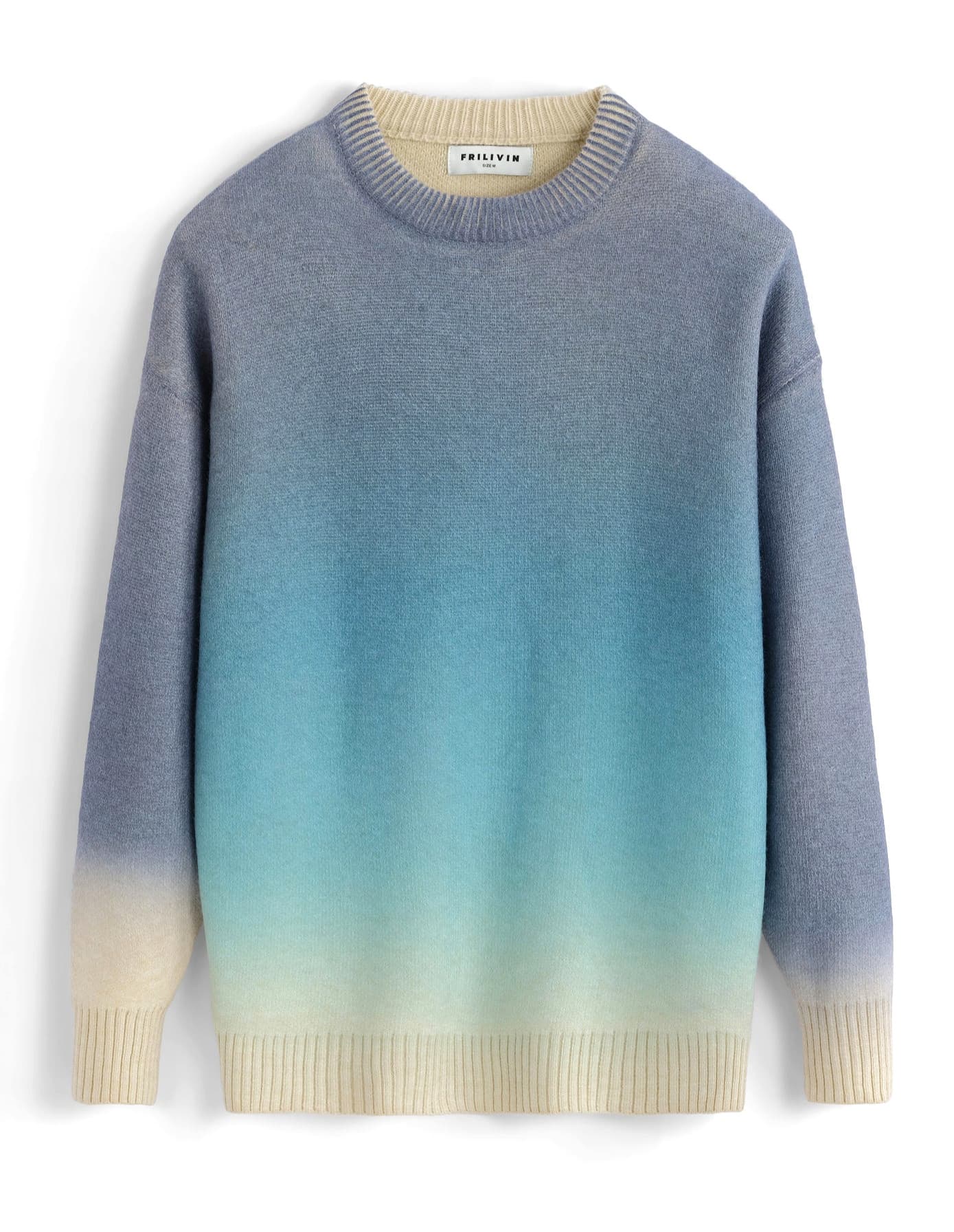 PULL IMPRIME EL CASA MANCHES LONGUES BEIGE