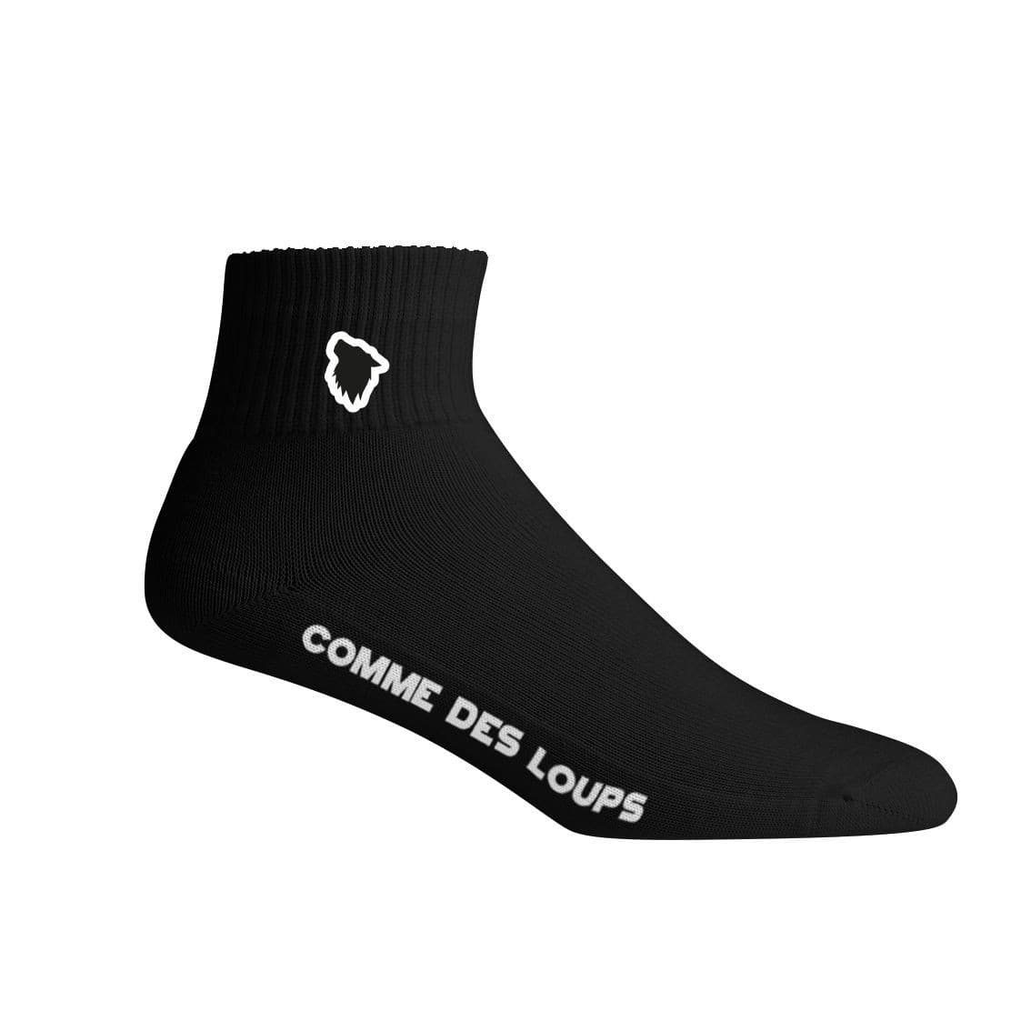 LOT DE 3 PAIRES DE CHAUSSETTE QUARTER COMME DES LOUPS NOIR