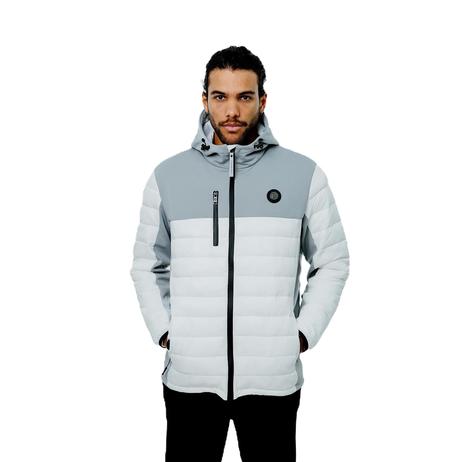 DOUDOUNE CHAUFFANTE CHABRAND BLANC GRIS