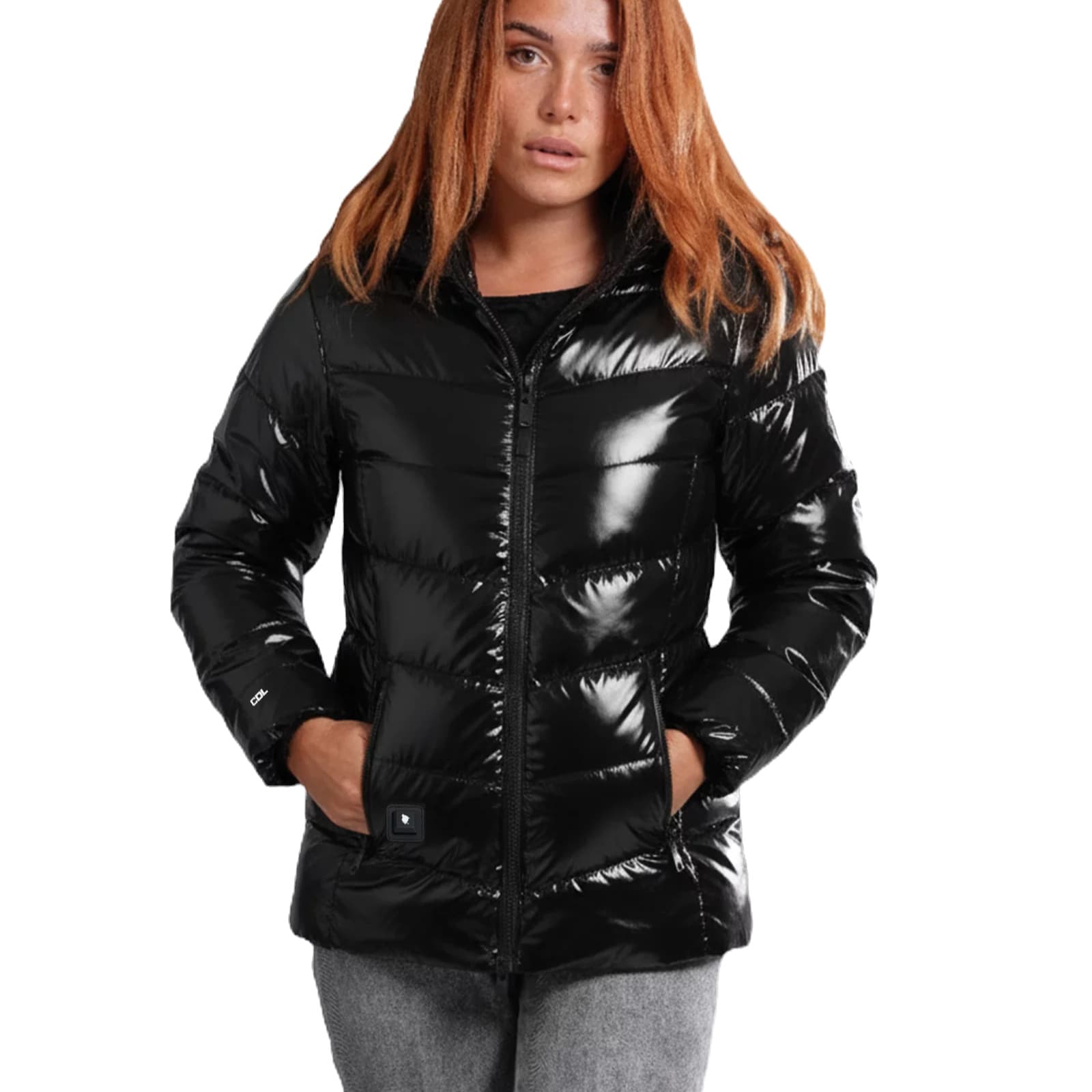 DOUDOUNE CHAUFFANTE COMME DES LOUPS AMEL NOIR SHINNY