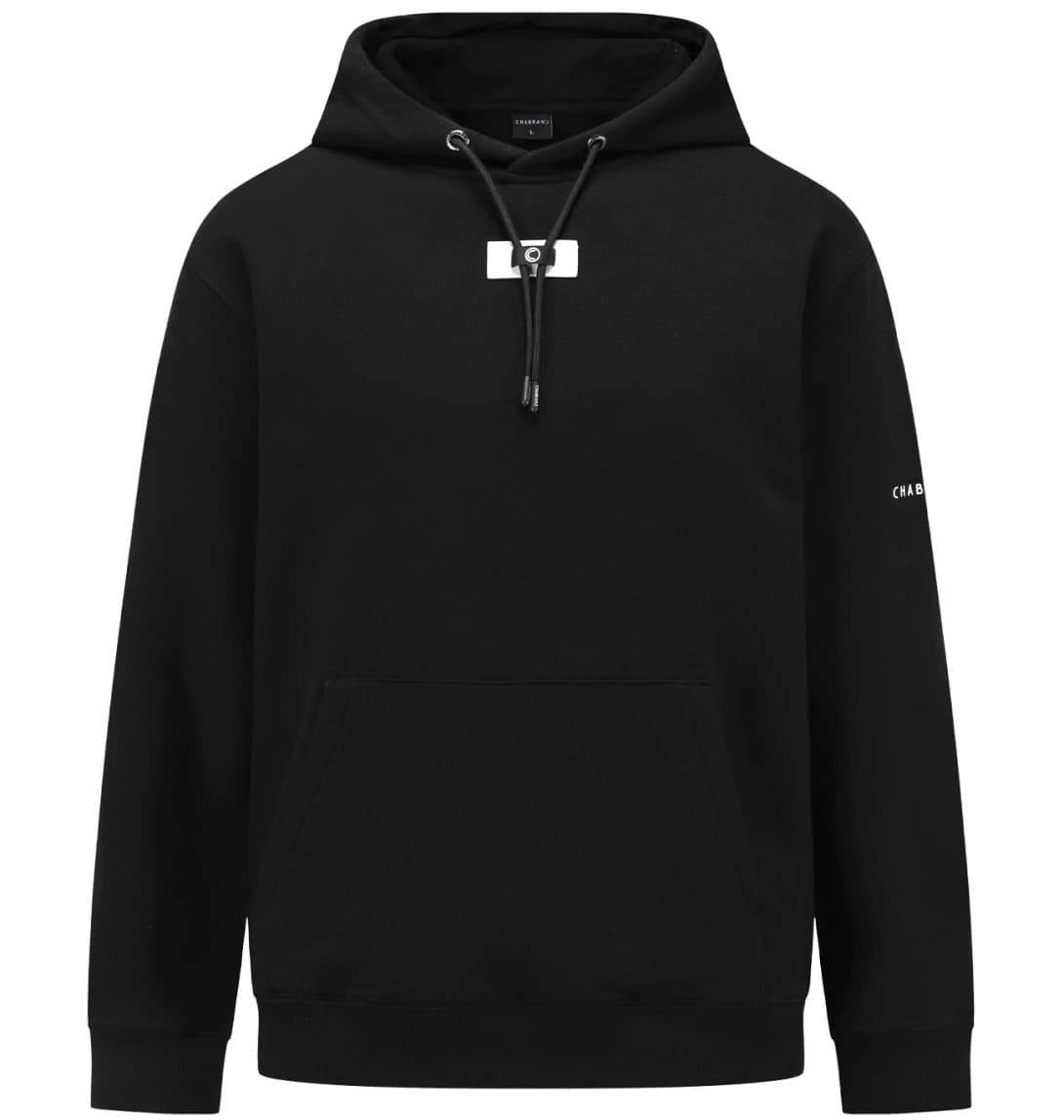 SWEAT A CAPUCHE CHABRAND UNI NOIR