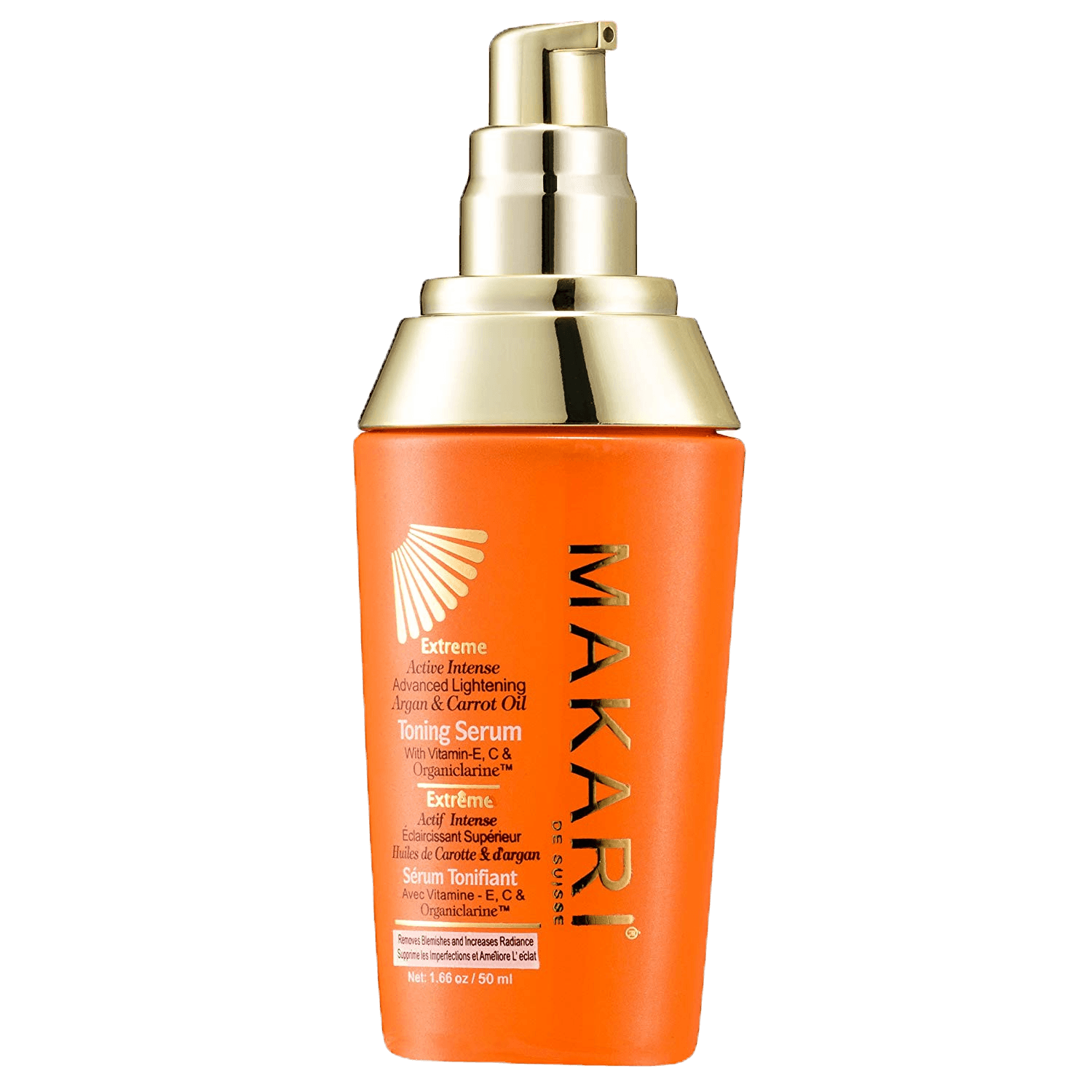 Sérum extrême unifiant à l'huile d’Argan & de Carotte illuminant 50 Ml-Makari