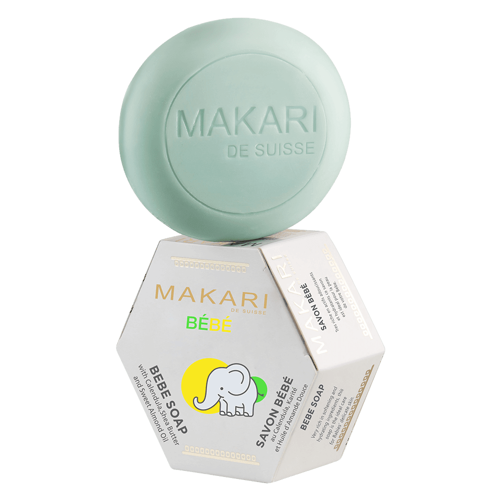Savon aux Calendula de bain apaisant, nettoyant pour enfants155Gr-Makari