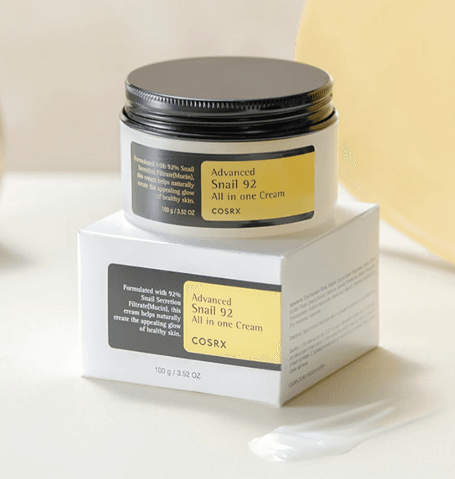 Crème nettoyante et hydratante à la bave d'Escargot 100GR-COSRX