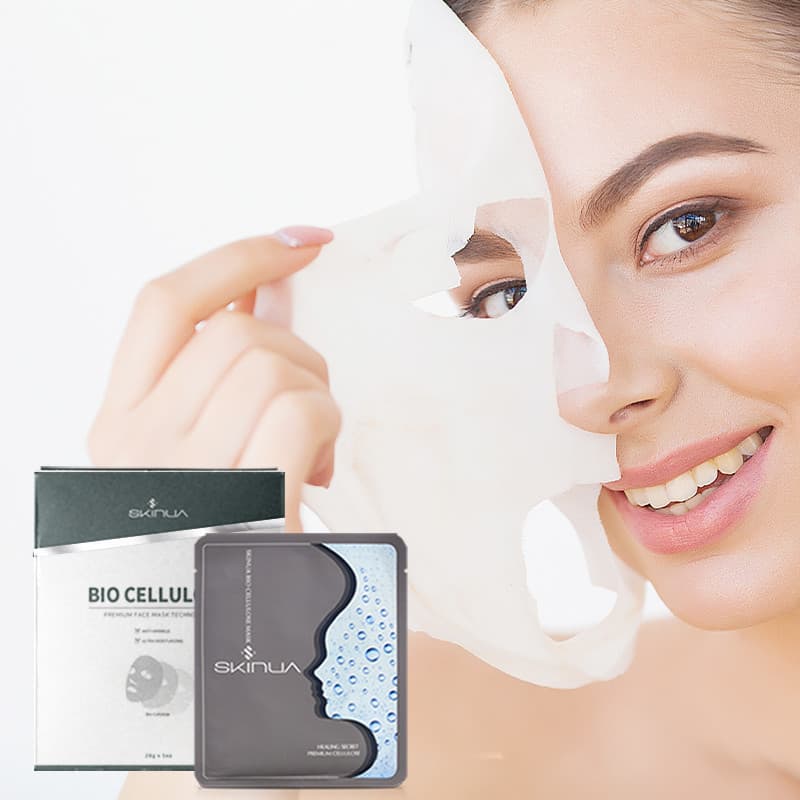 Masque en tissu anti-rides bio cellulose 5 unités 140 g-Skinua