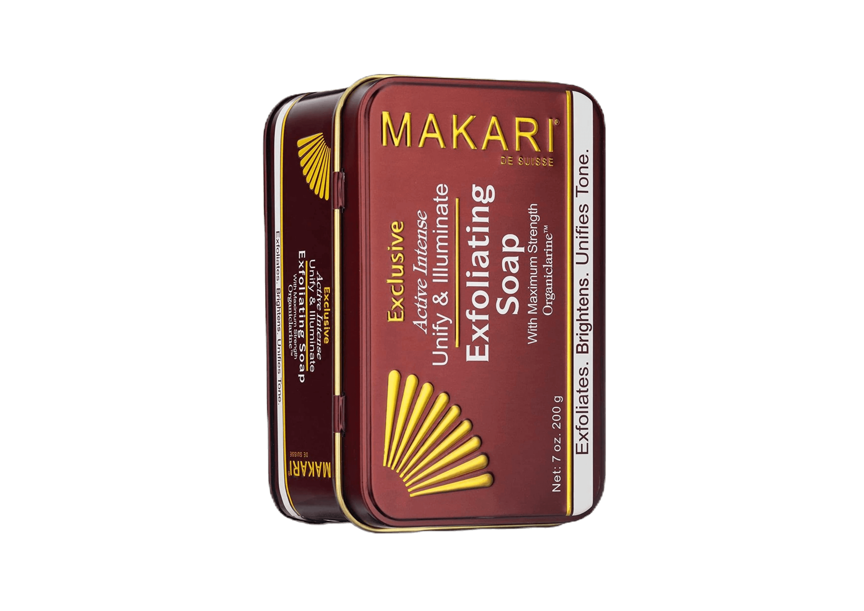 Savon exclusif unifiant et exfoliant clarifiant anti-taches 200 Gr-Makari