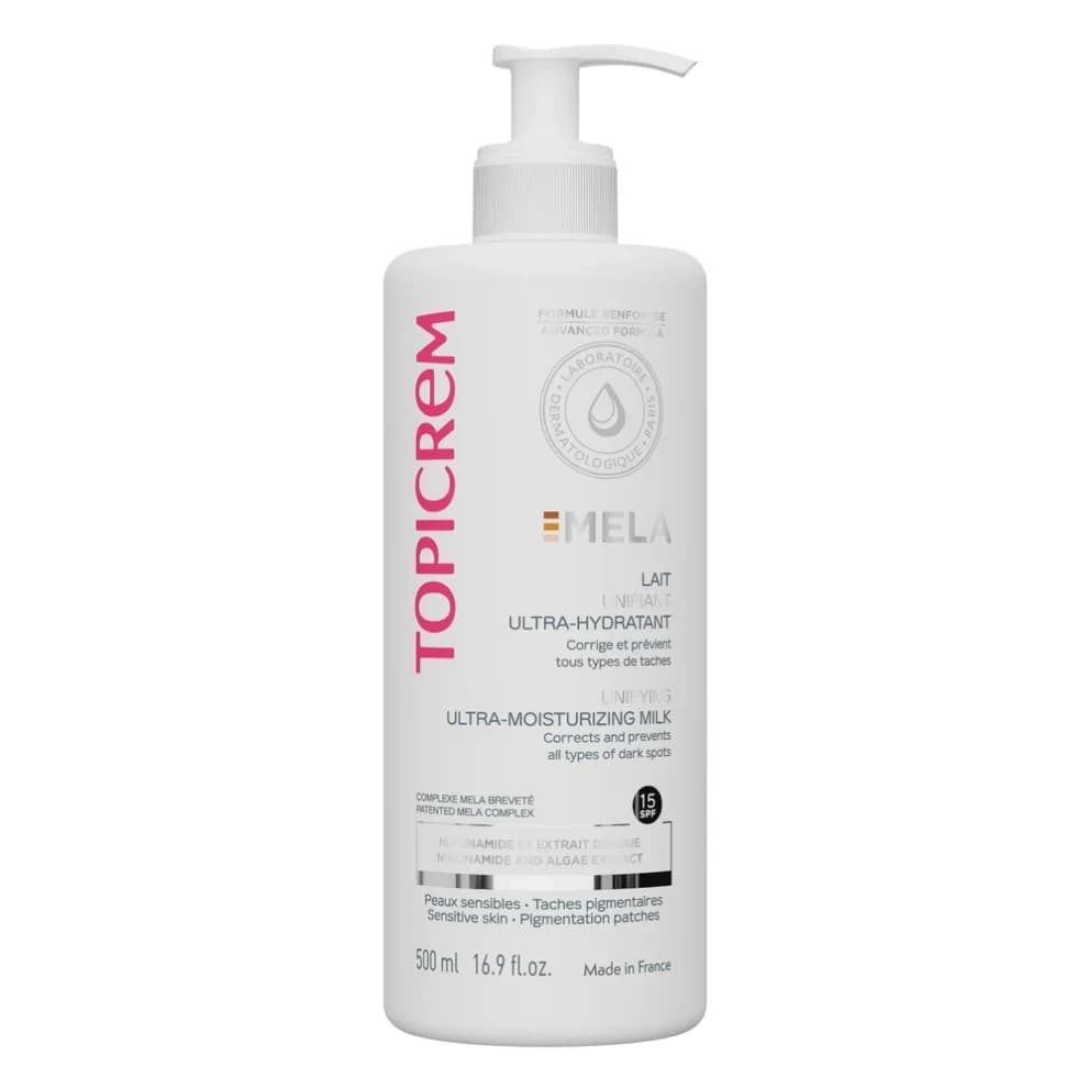 MELA Lait unifiant ultra-hydratant 500ML-TOPICREM