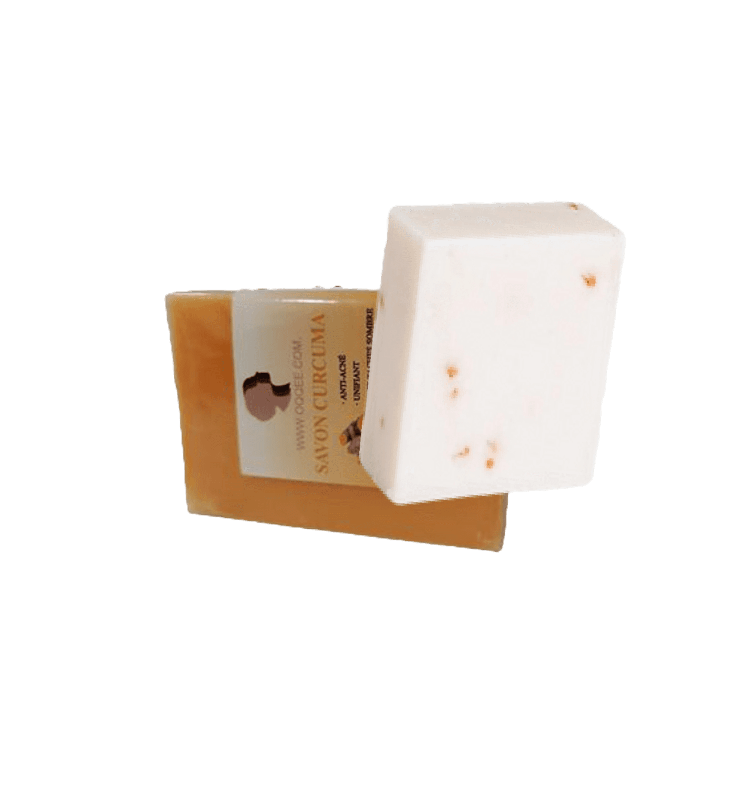 Duo Savon au riz et un savon au curcuma 65GR et 100GR -oqqee