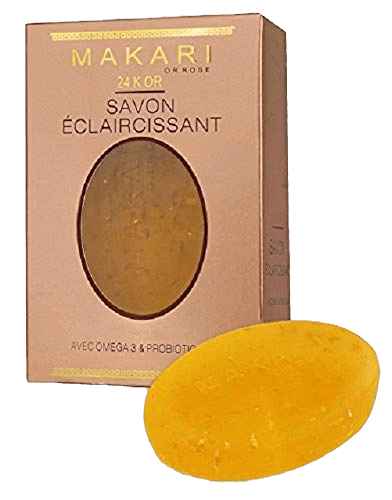 Savon 24K Gold Lightening - Avec oméga 3 & probiotique 200 Gr-Makari