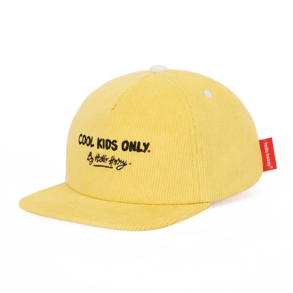 Casquette velours enfants Mini Citrus Hello Hossy