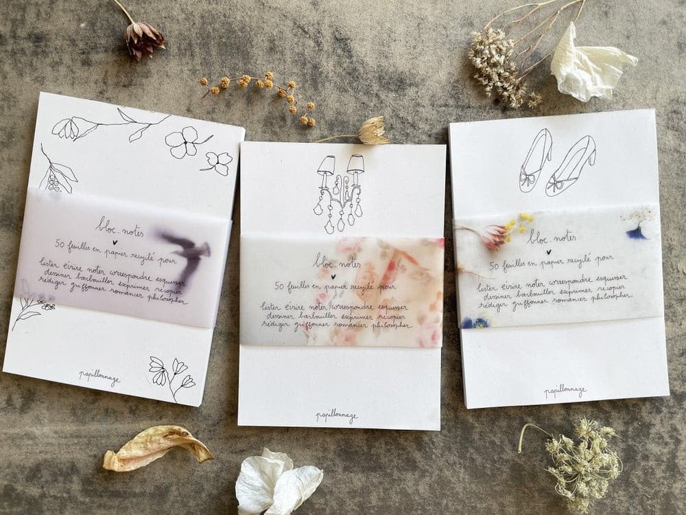 Bloc-notes papillonnage