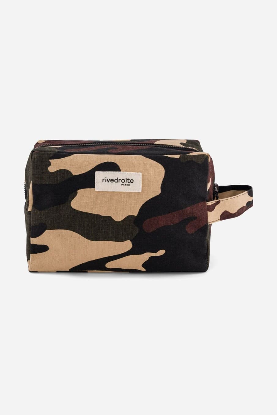 Trousse maquillage en coton upcyclé "Grande Tournelles" - Rive Droite