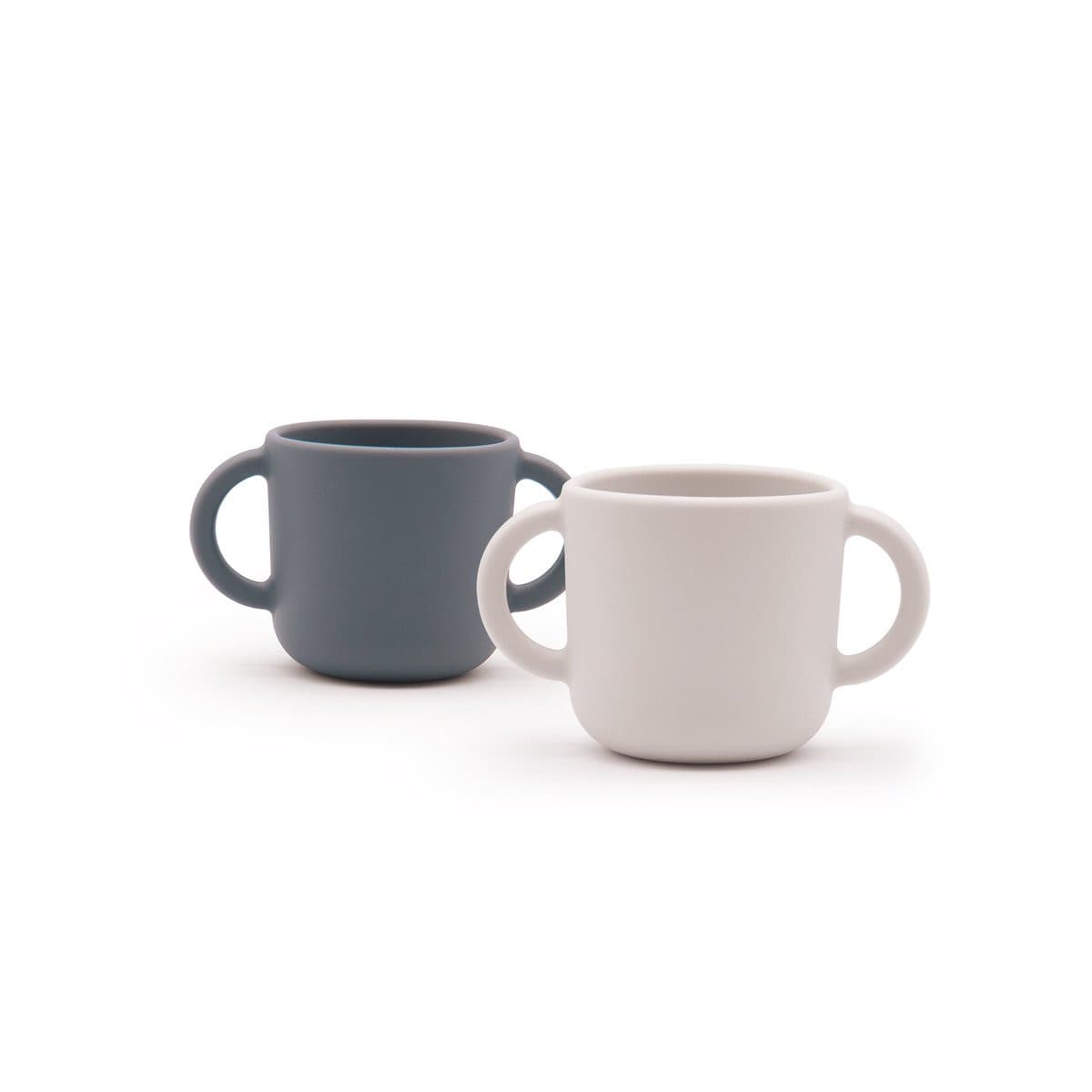 Set 2 tasses en silicone coloris Cloud/Storm