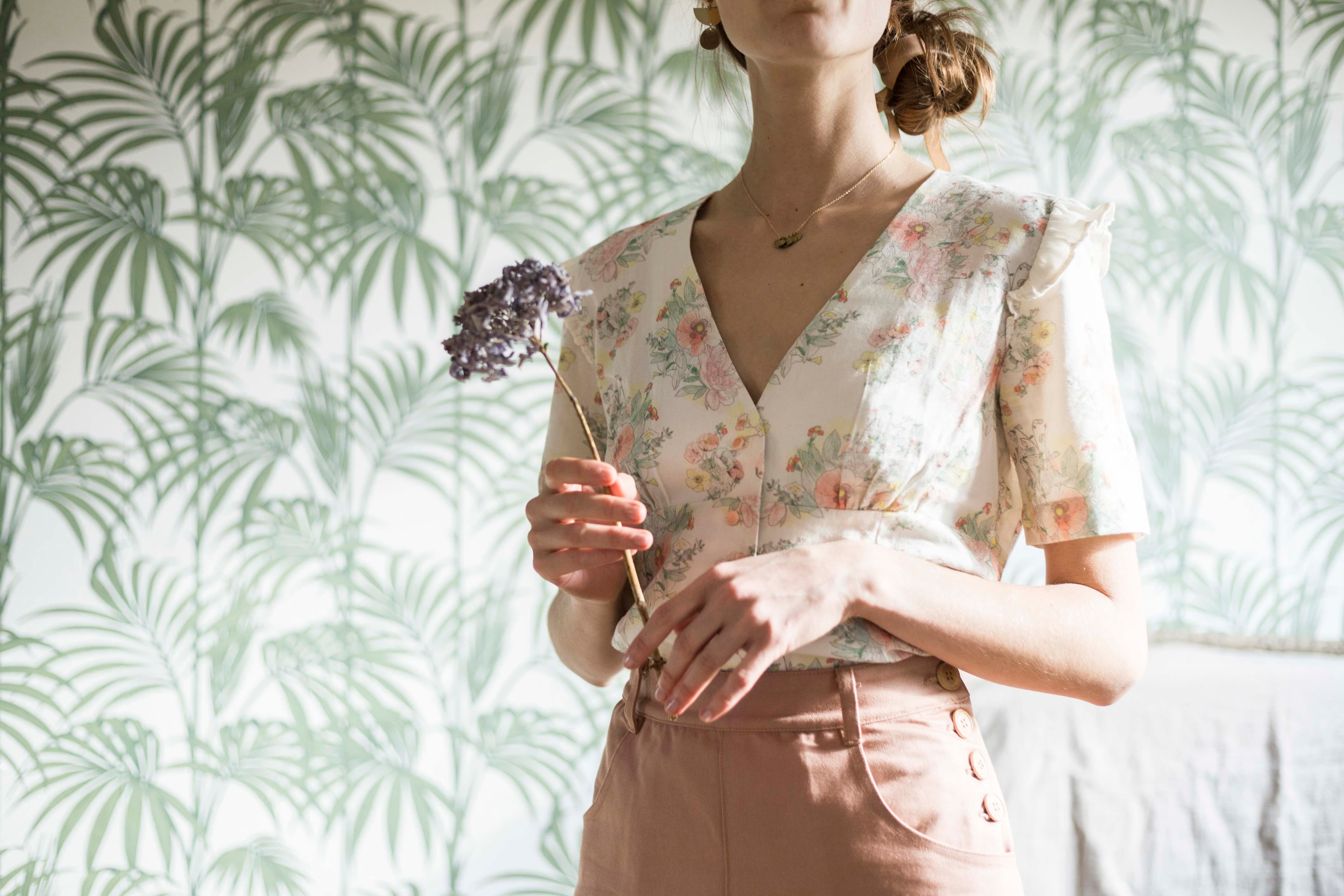 Blouse en coton Bio GOTS Muse and Marlowe