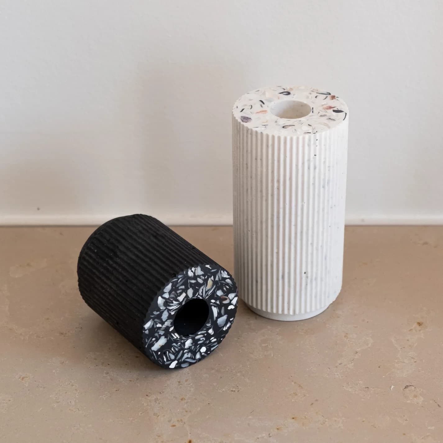 Bougeoir en coquillages recyclés Malakio