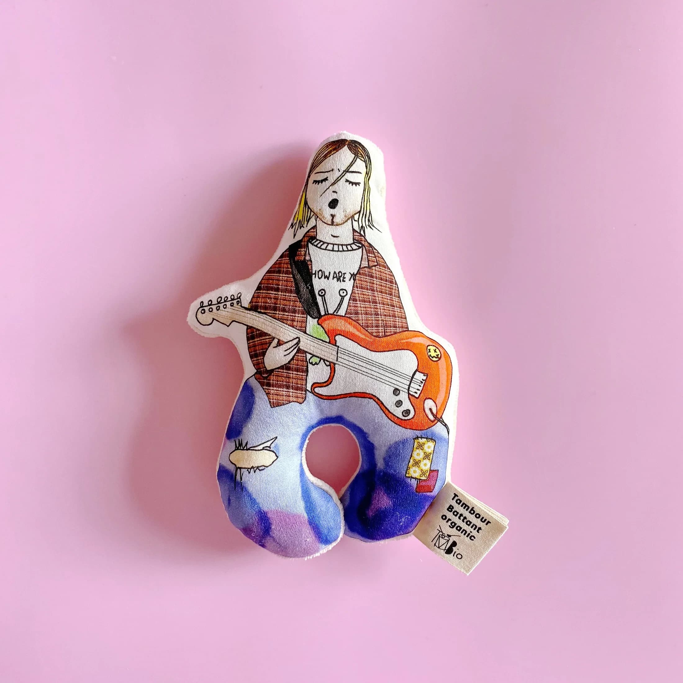 Hochet Bébé "Mr Grunge" Tambour Battant