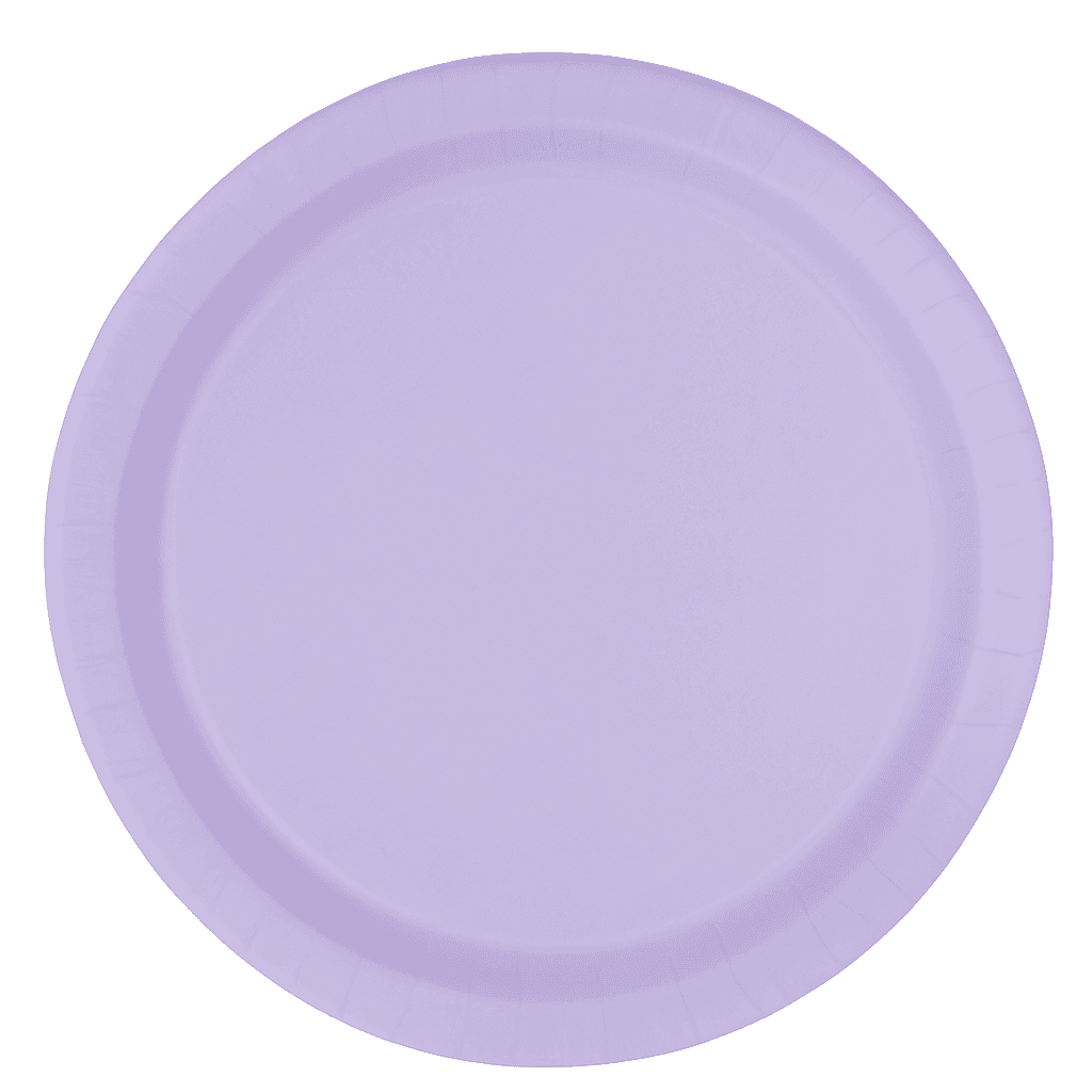 Lot de 8 assiettes violette