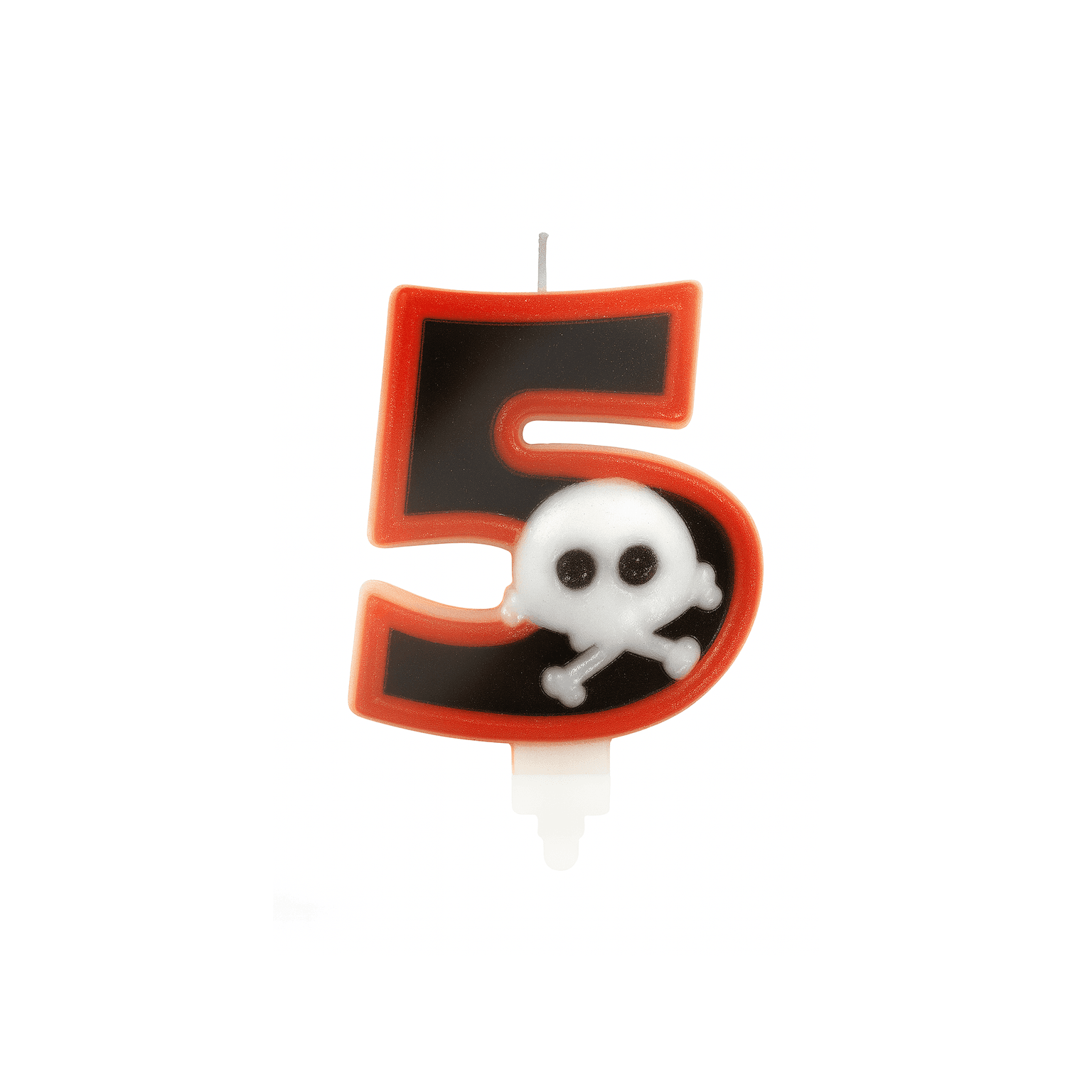 Bougie pirate Chiffre 5