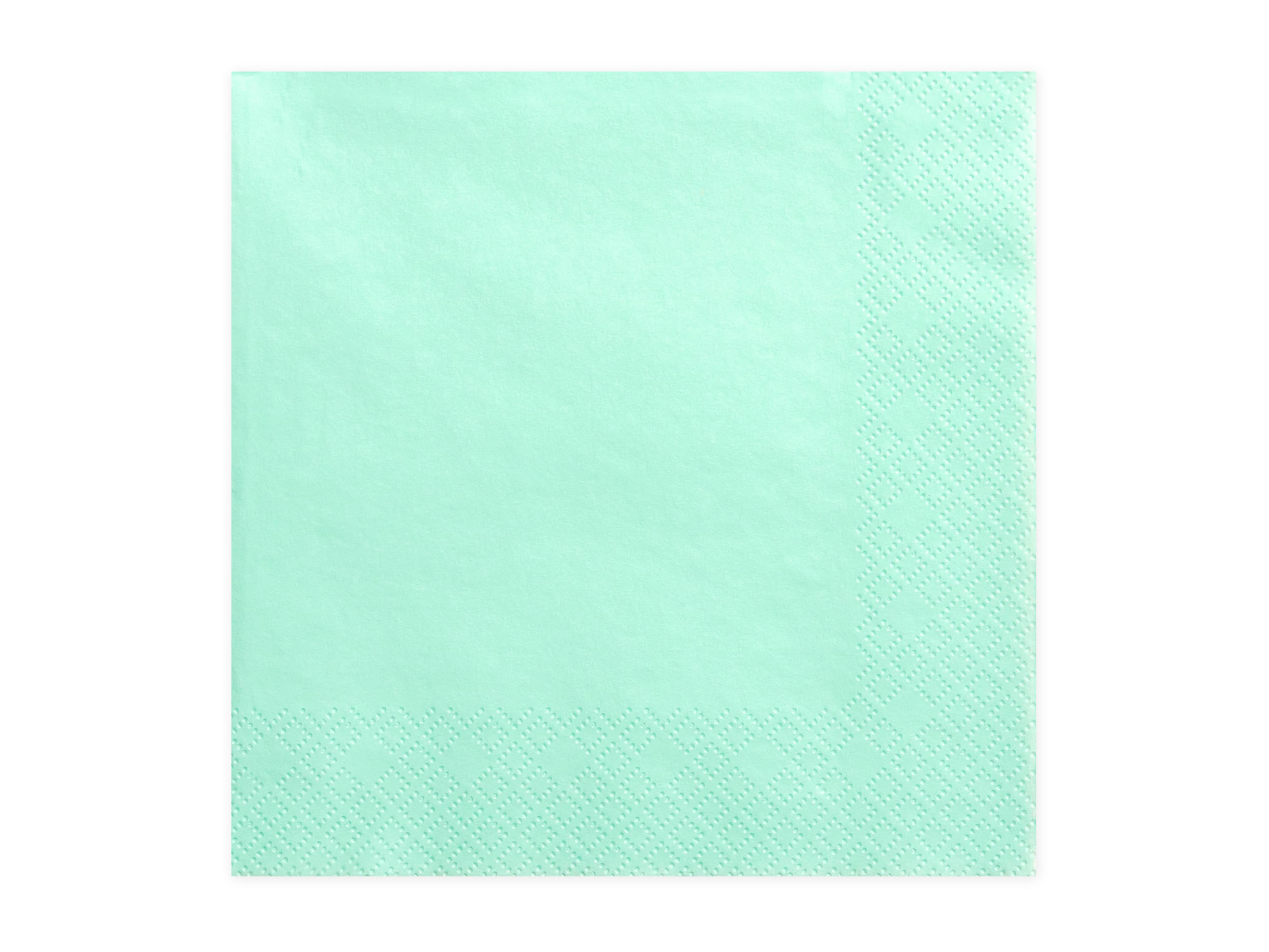 serviettes couleur pastel