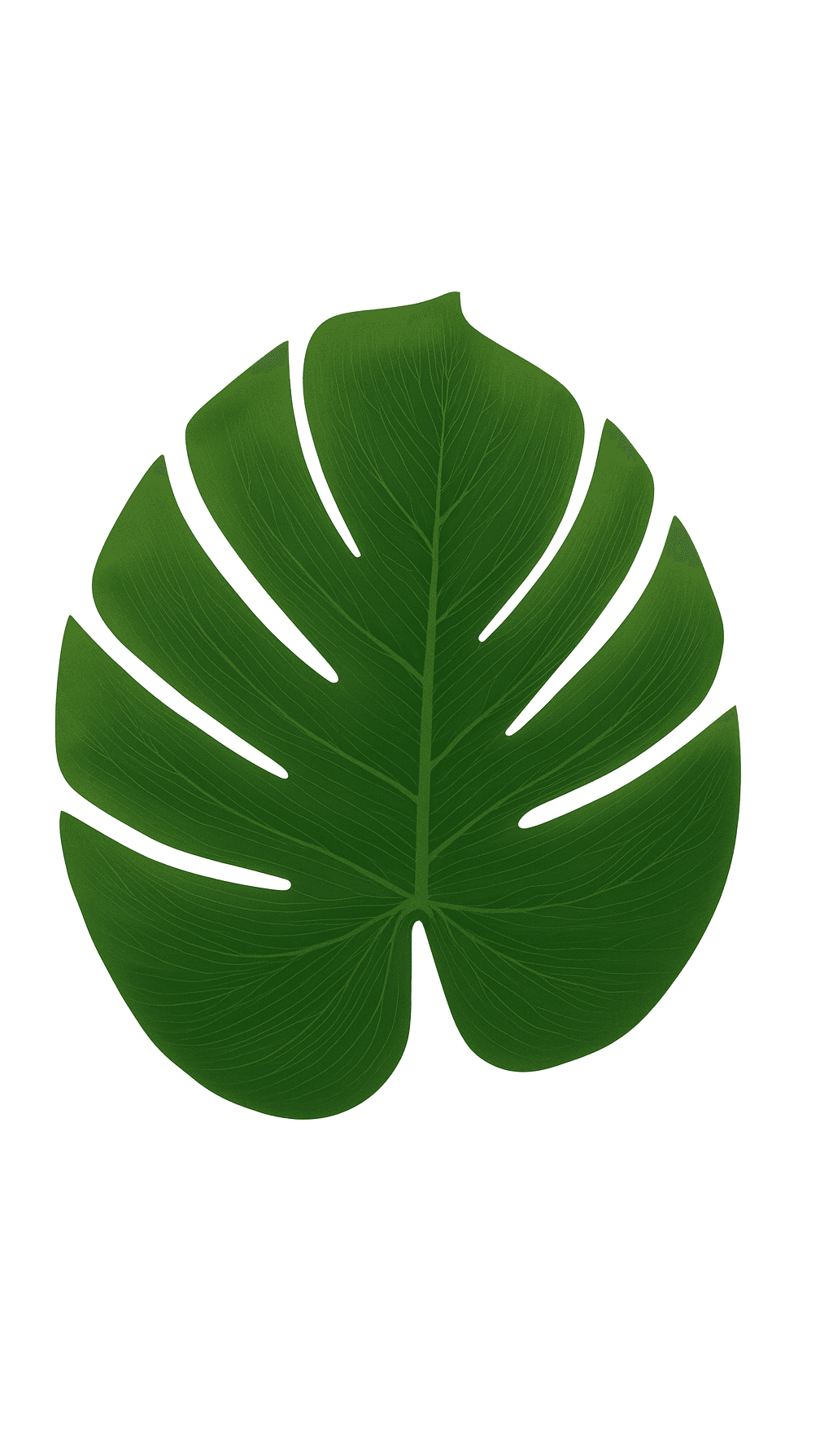 Grandes Feuille Tropicale Décorative