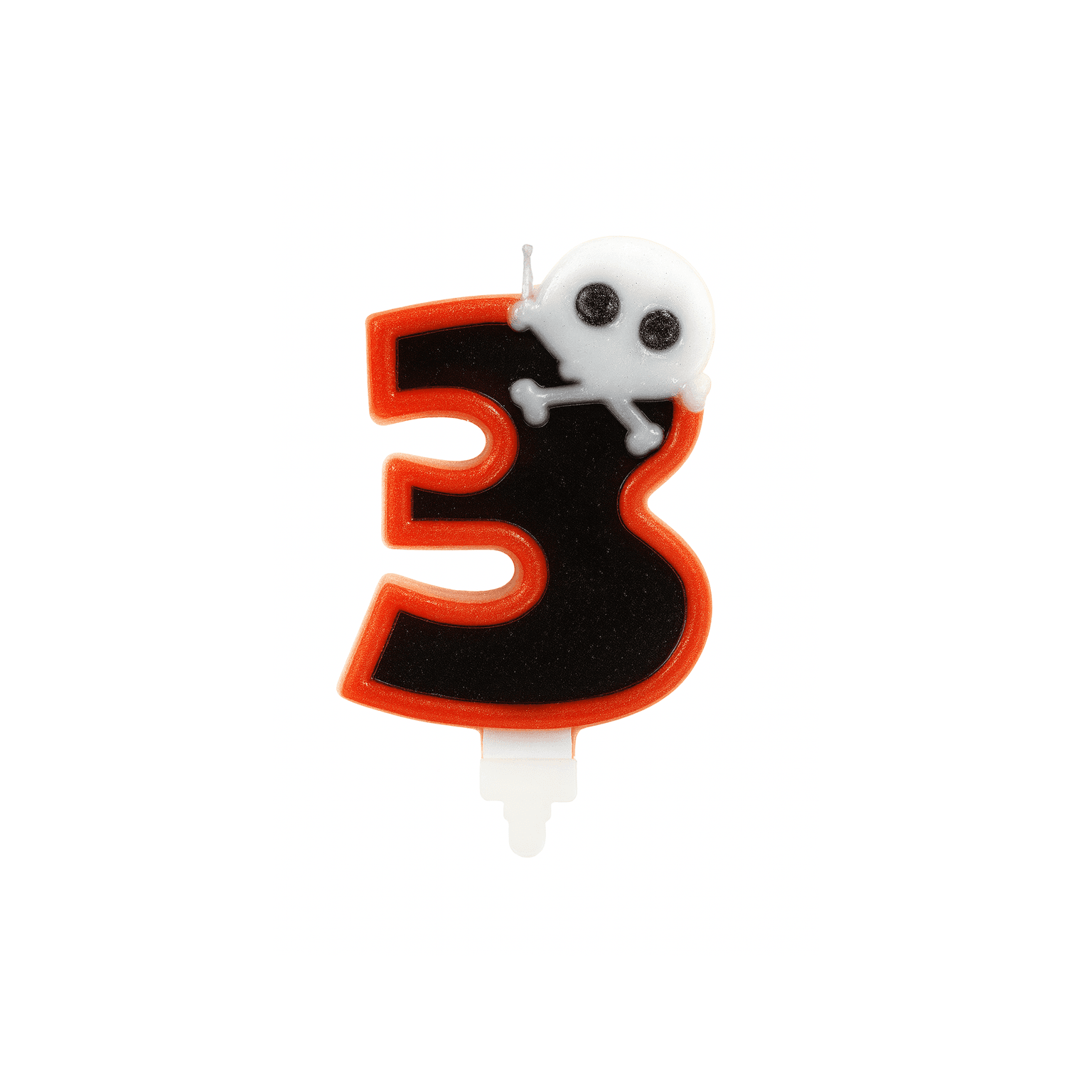 Bougie pirate Chiffre 3