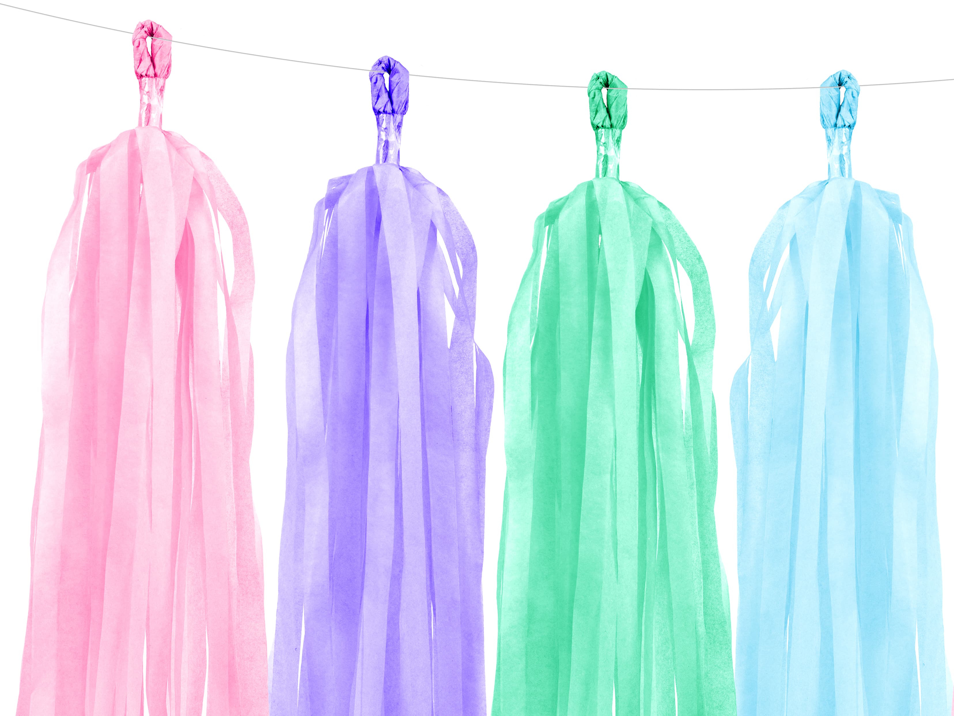 Guirlande de Pompons Couleurs Pastel