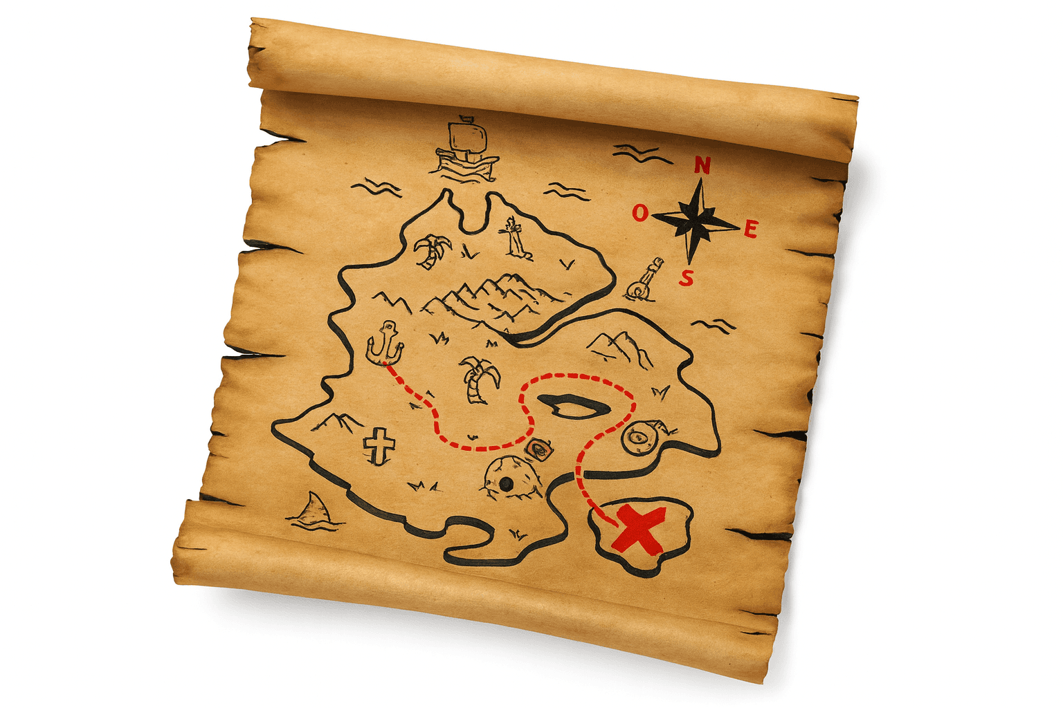 Lot de 12 serviette pirate