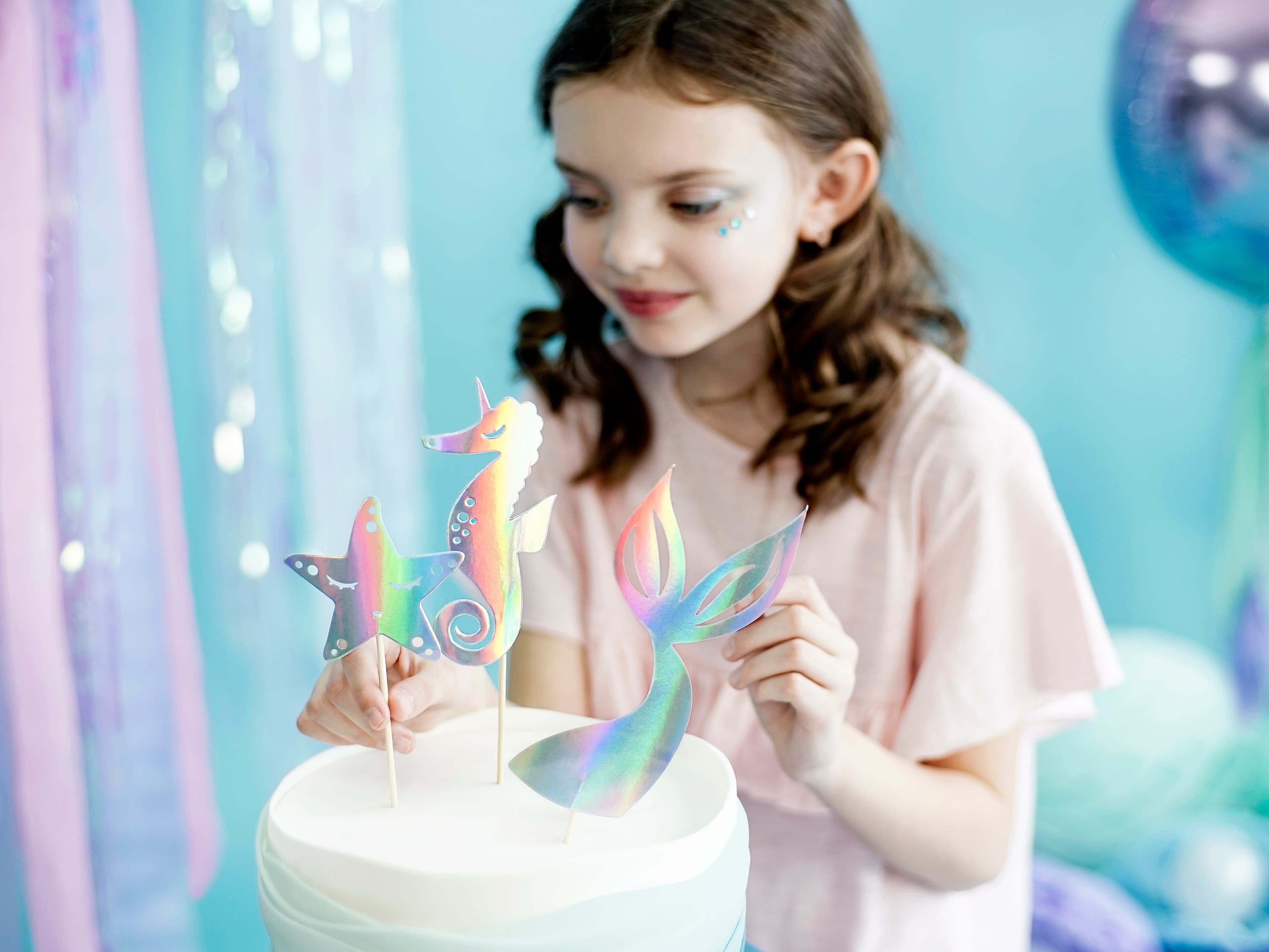 Cake toppers sirène