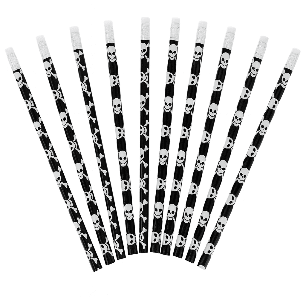 Crayons Tête de Mort Pirate