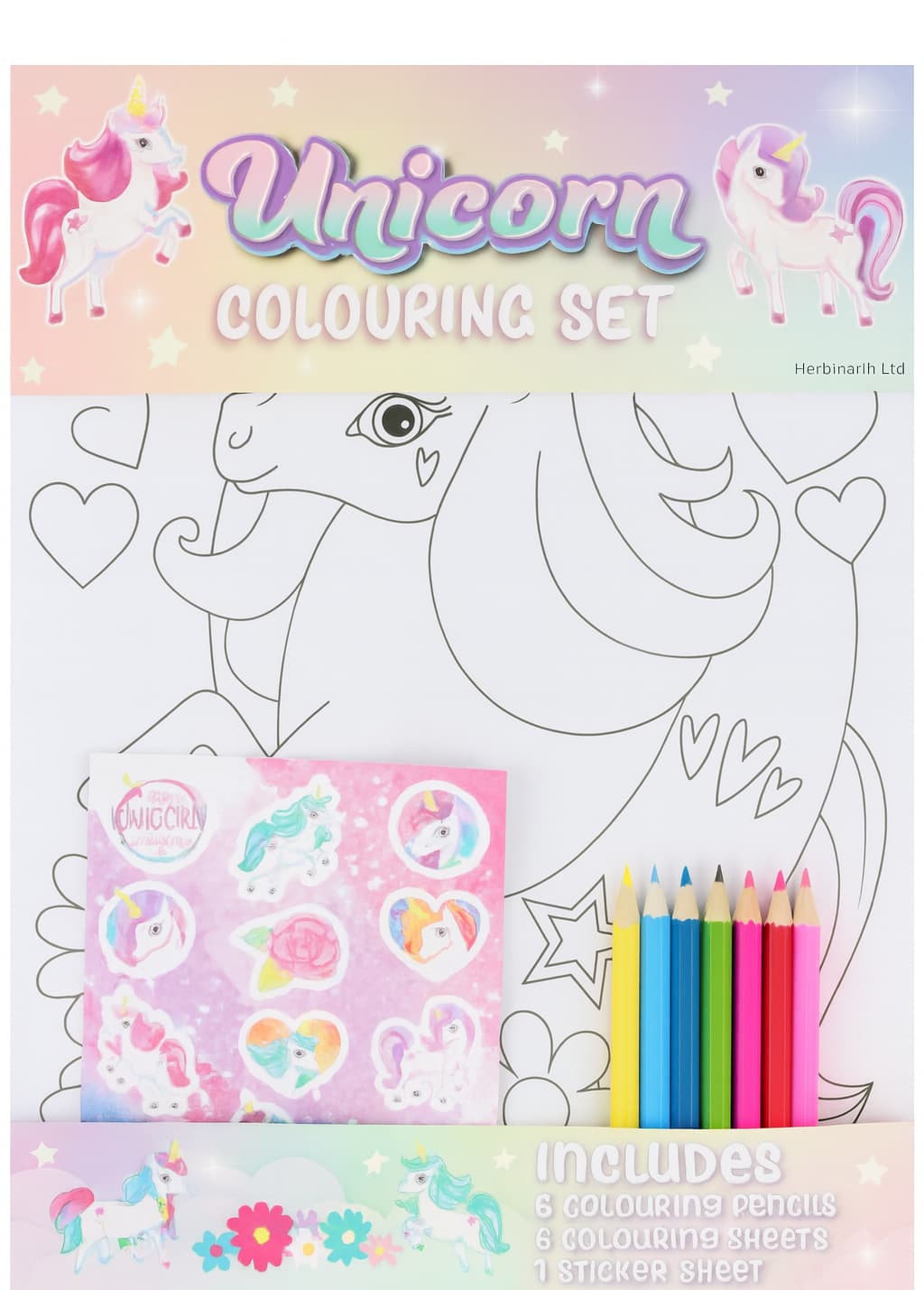 Kit de coloriage Licorne 21 X 30 CM