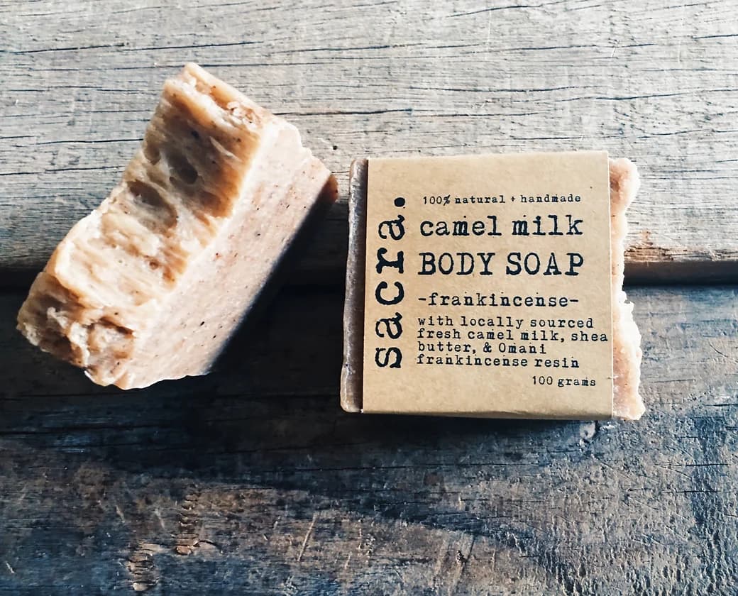 Savon au lait de chamelle et à l'encens d'Oman