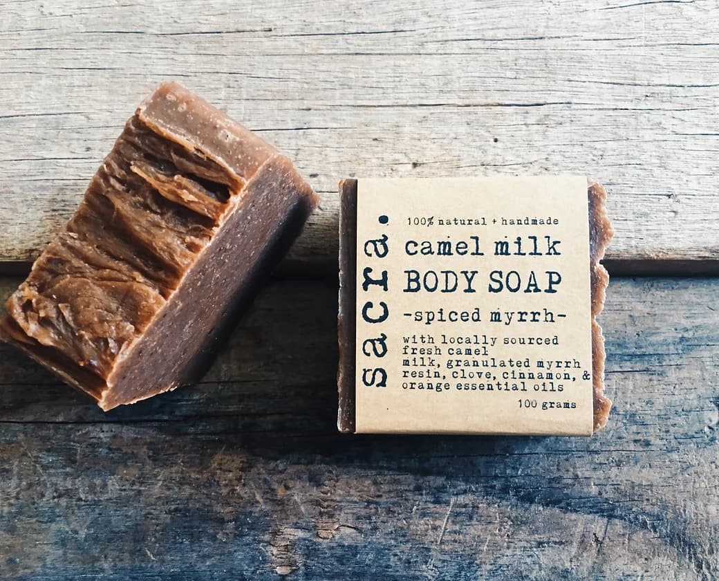 Savon au lait de chamelle à la myrrhe épicée d'Oman