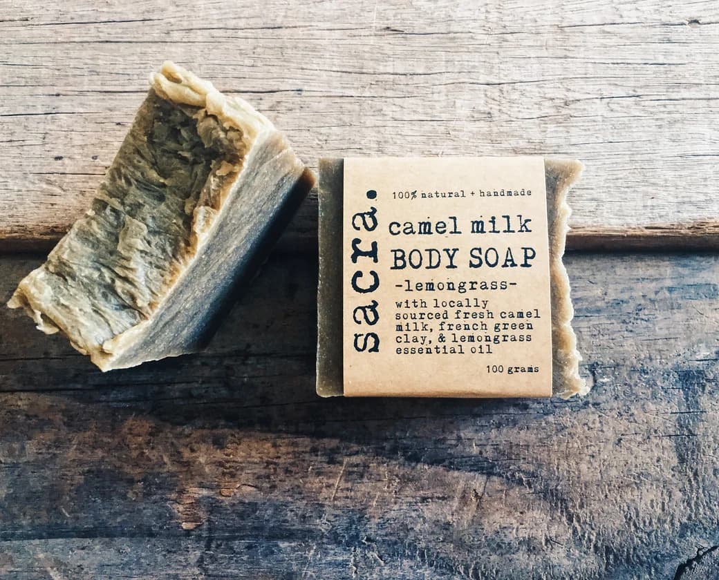 Savon au lait de chamelle à la citronelle d'Oman