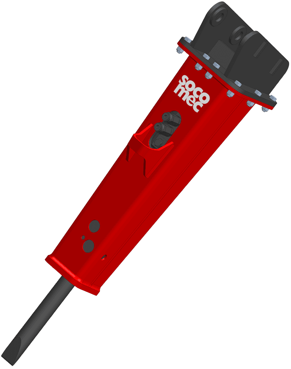 BRH Socomec DMS 300 Hydraulikhammer | Ultimative Leistung für Abbruch