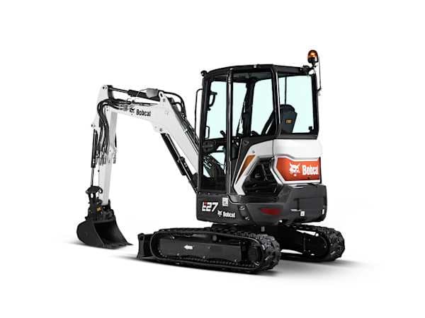 Minibagger Bobcat E27 gebraucht | 12 Betriebsstunden | Zubehör inklusive