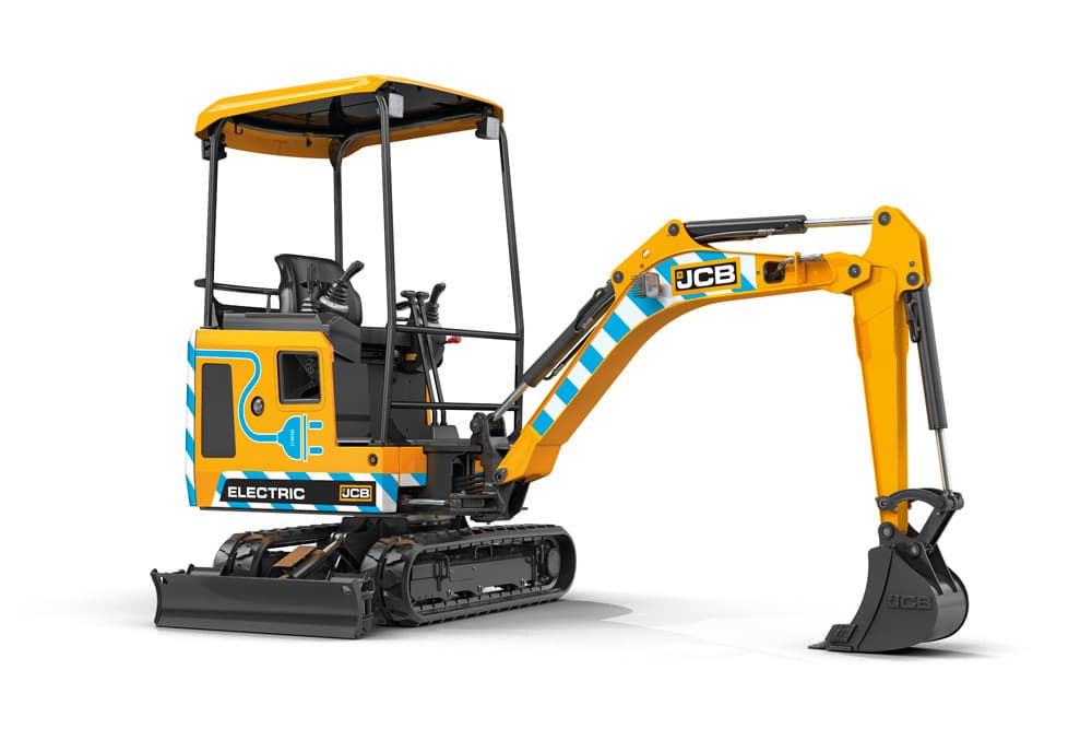Elektrischer Minibagger JCB 19C-1E gebraucht | Quasi Neuwertig | Zubehör Inklusi