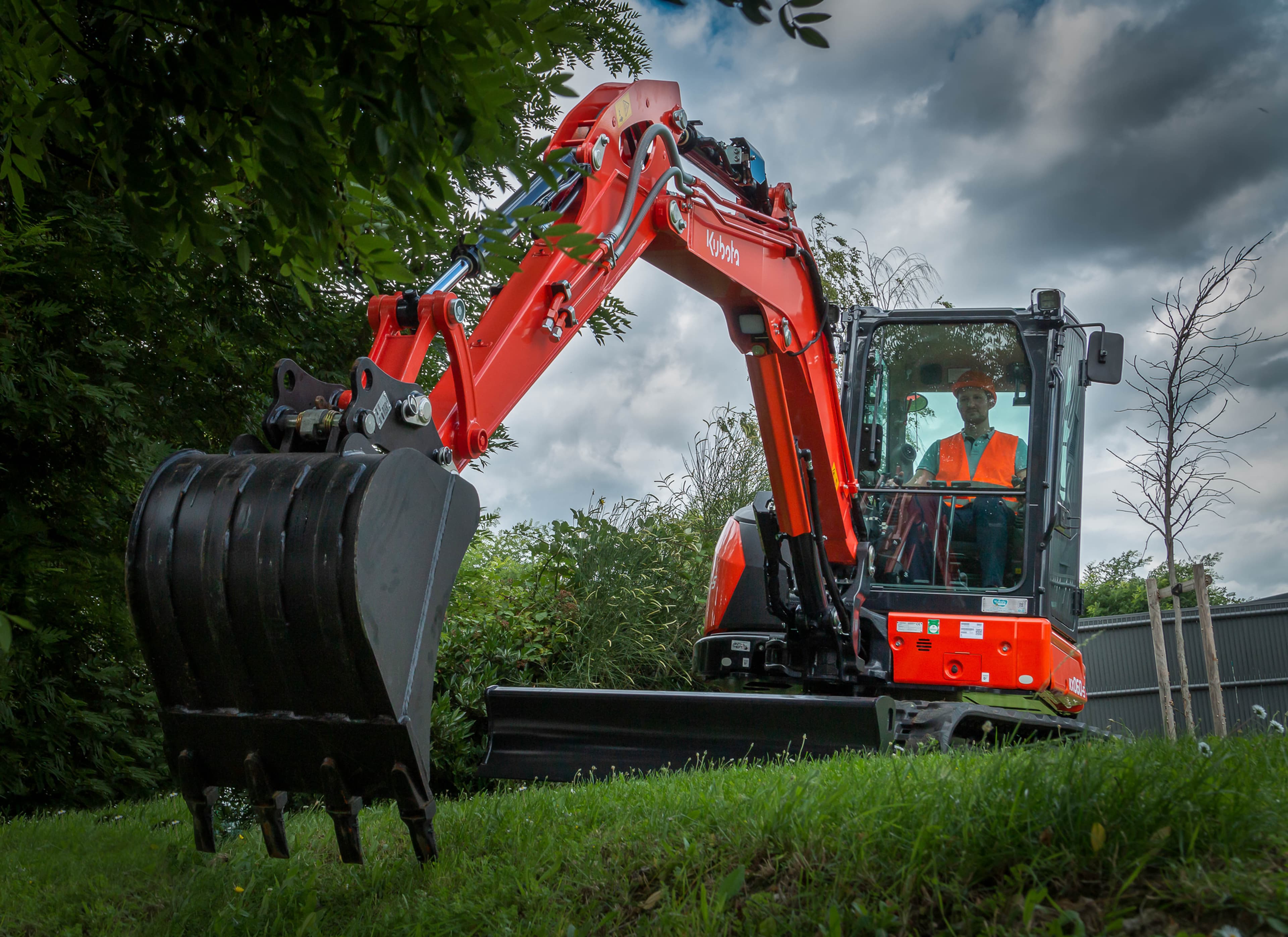 Minibagger Kubota KX060-5 gebraucht | 6 Tonnen | Zubehör inklusive
