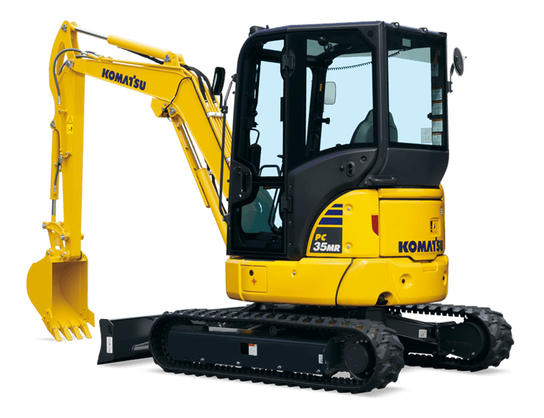 Komatsu PC35MR-5 – 14h d’utilisation | Accessoires inclus