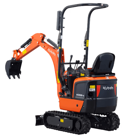 Kubota K008-5 – Mini-pelle ultra-compacte | (9h) en parfait état