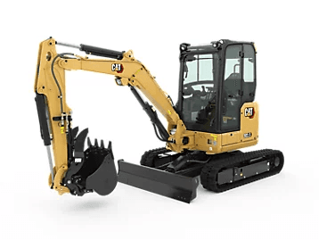 Caterpillar 303.5 CR – Mini-pelle compacte 3,5T | 11h) état quasi neuf