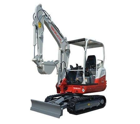 Mini-pelle Takeuchi TB230 – Faible heure (38h) | Accessoires inclus