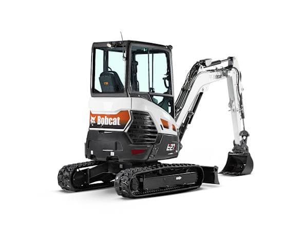 Mini-pelle Bobcat E27z – 9 heures | Accessoires inclus | Comme neuve