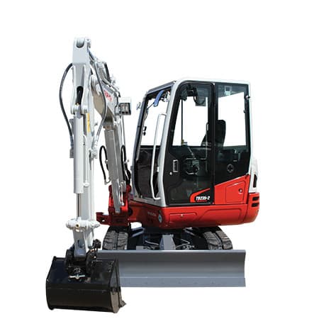 Minibagger Takeuchi TB235-2 gebraucht | 38 Betriebsstunden | Zubehör Inklusive