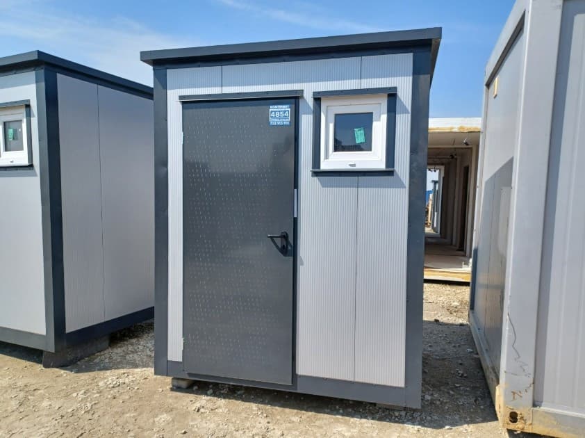 Conteneur Sanitaire Compact – WC, Douche, Chauffe-Eau, Fenêtre Basculante