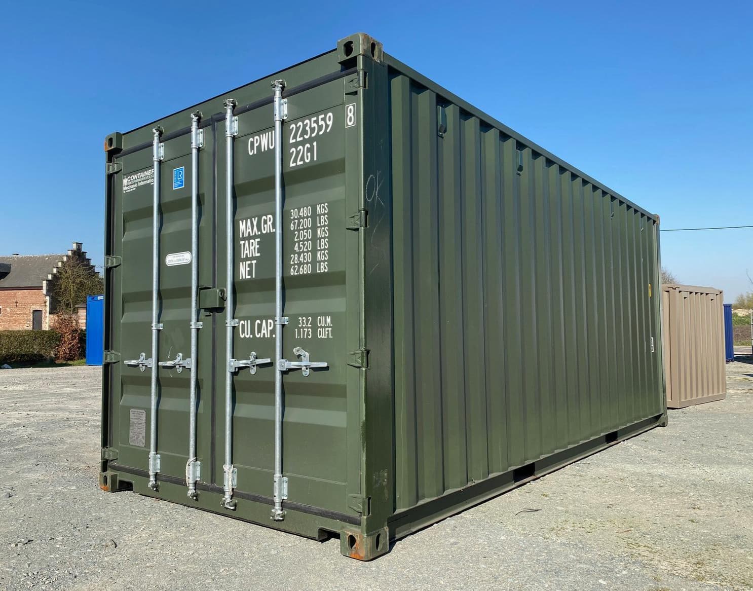 Conteneur Maritime 20 Pieds – Occasion Premier Voyage