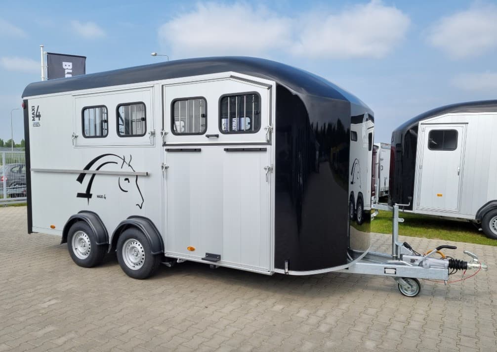 Remorque Cheval Liberté Maxi 4 (Optimax) avec Rampe Latérale et Sellerie