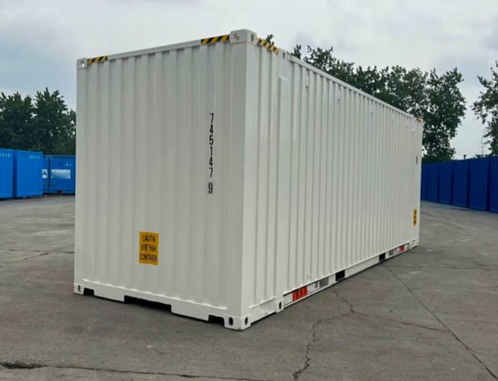 Conteneur maritime mobile 25′ High Cube largeur palette – Rare, certifié CSC