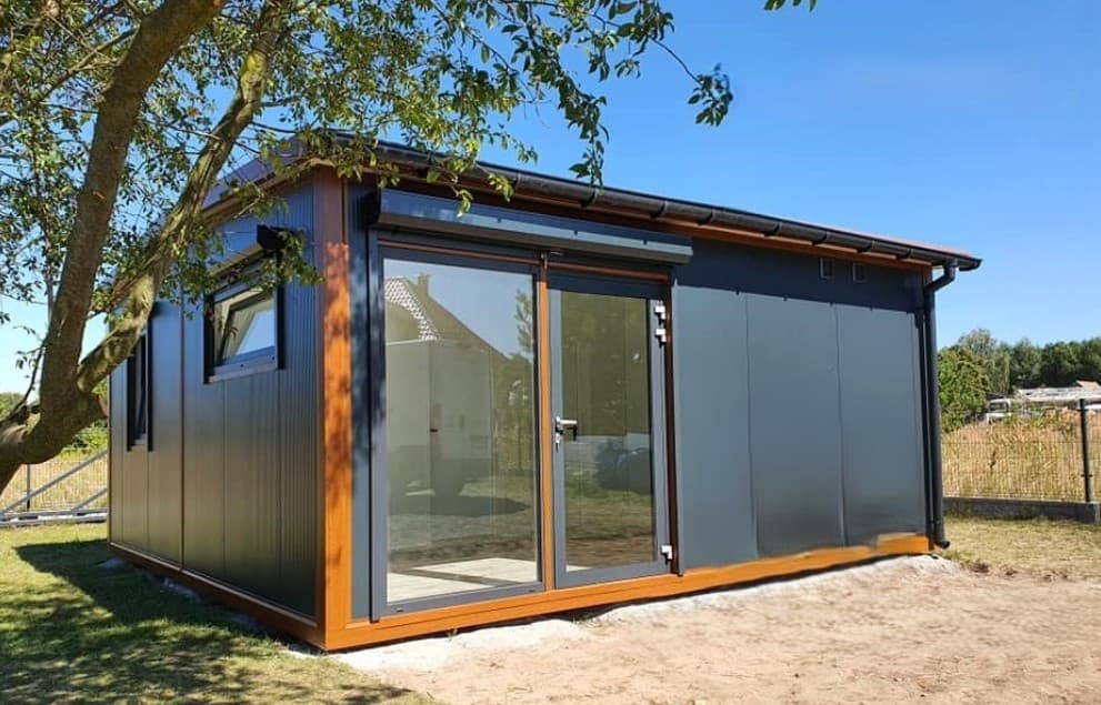 Conteneur habitable 35 m² Modèle C – 2 chambres, cuisine et salle de bain