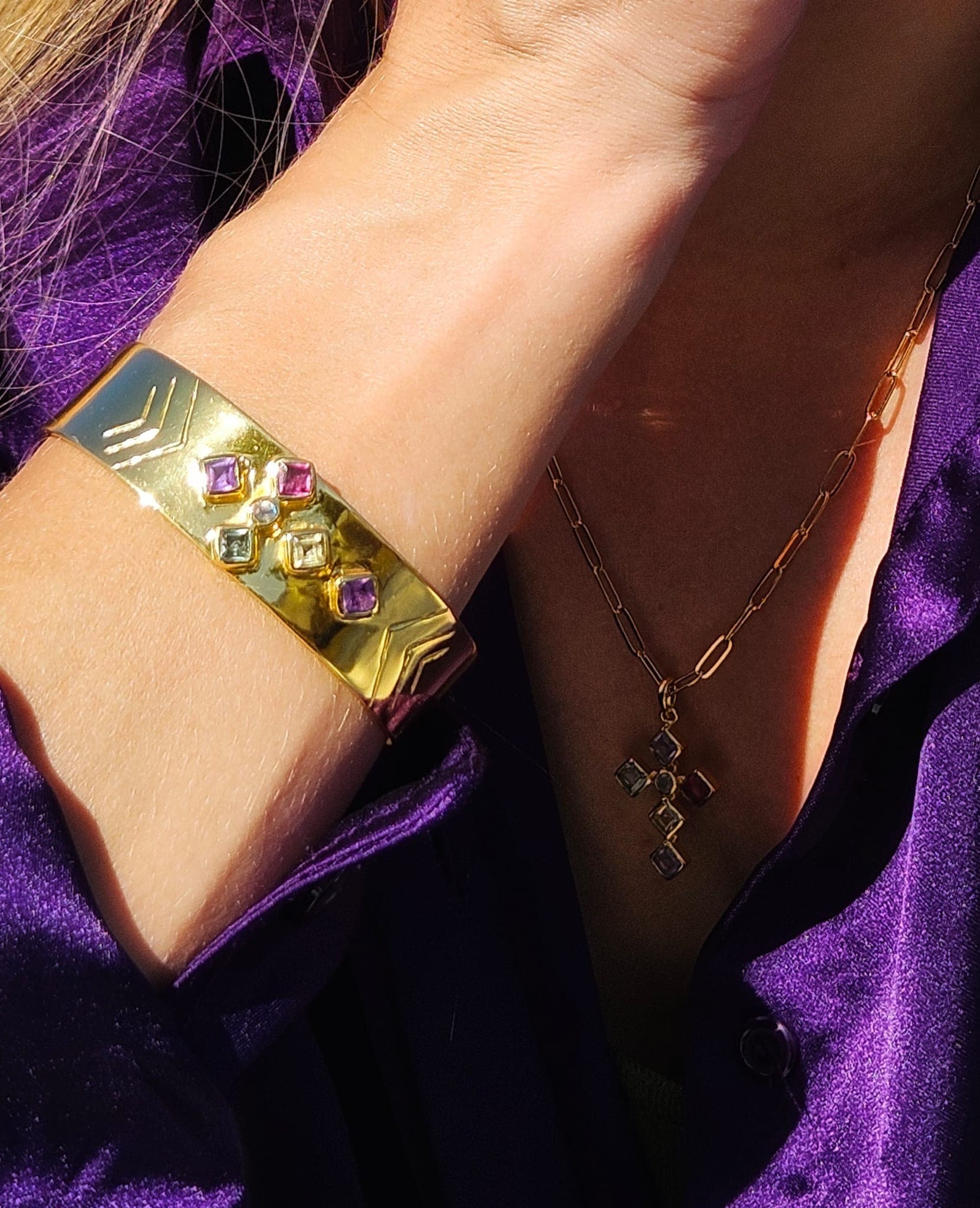 Bracelet Corse manchette CROCE